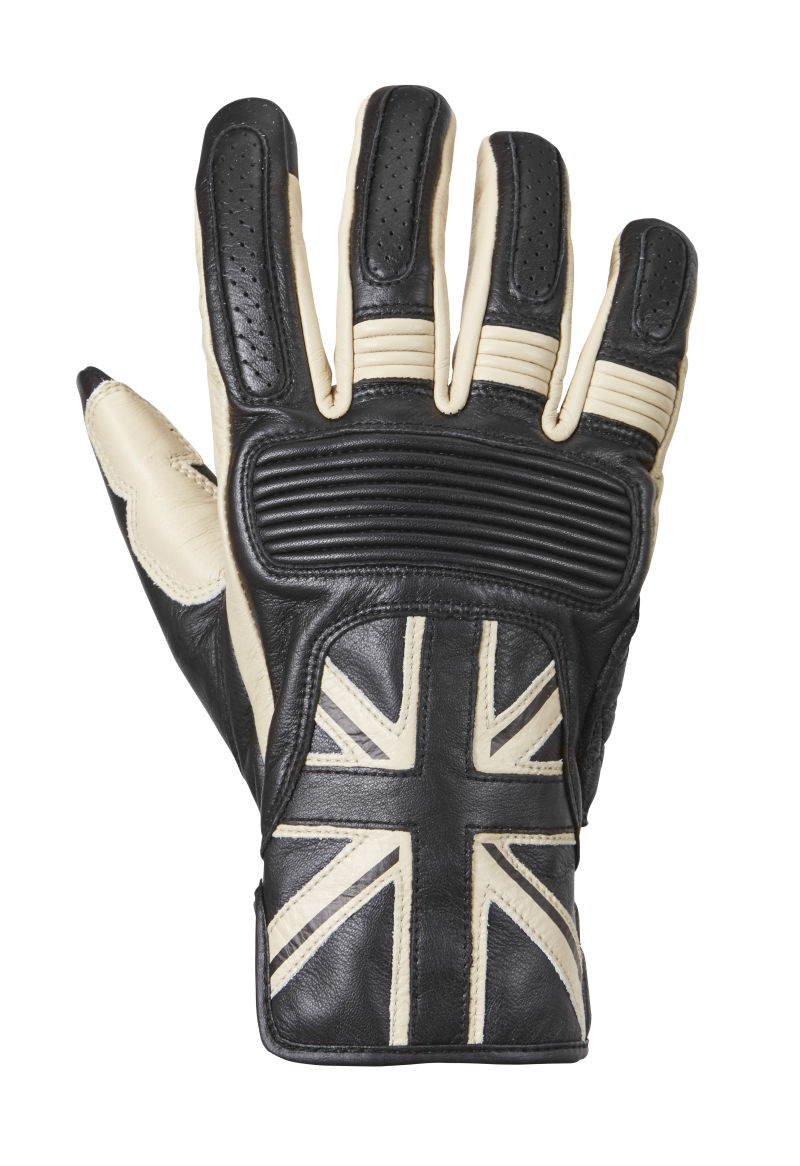 Mono Union Jack Flag Mesh Leather Motorcycle Gloves Motorcycle Clothing